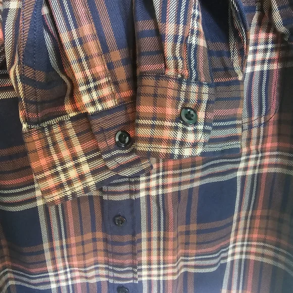 J. Crew Multicolor Plaid Button Down Shirt Men's Size XS - Picture 5 of 8